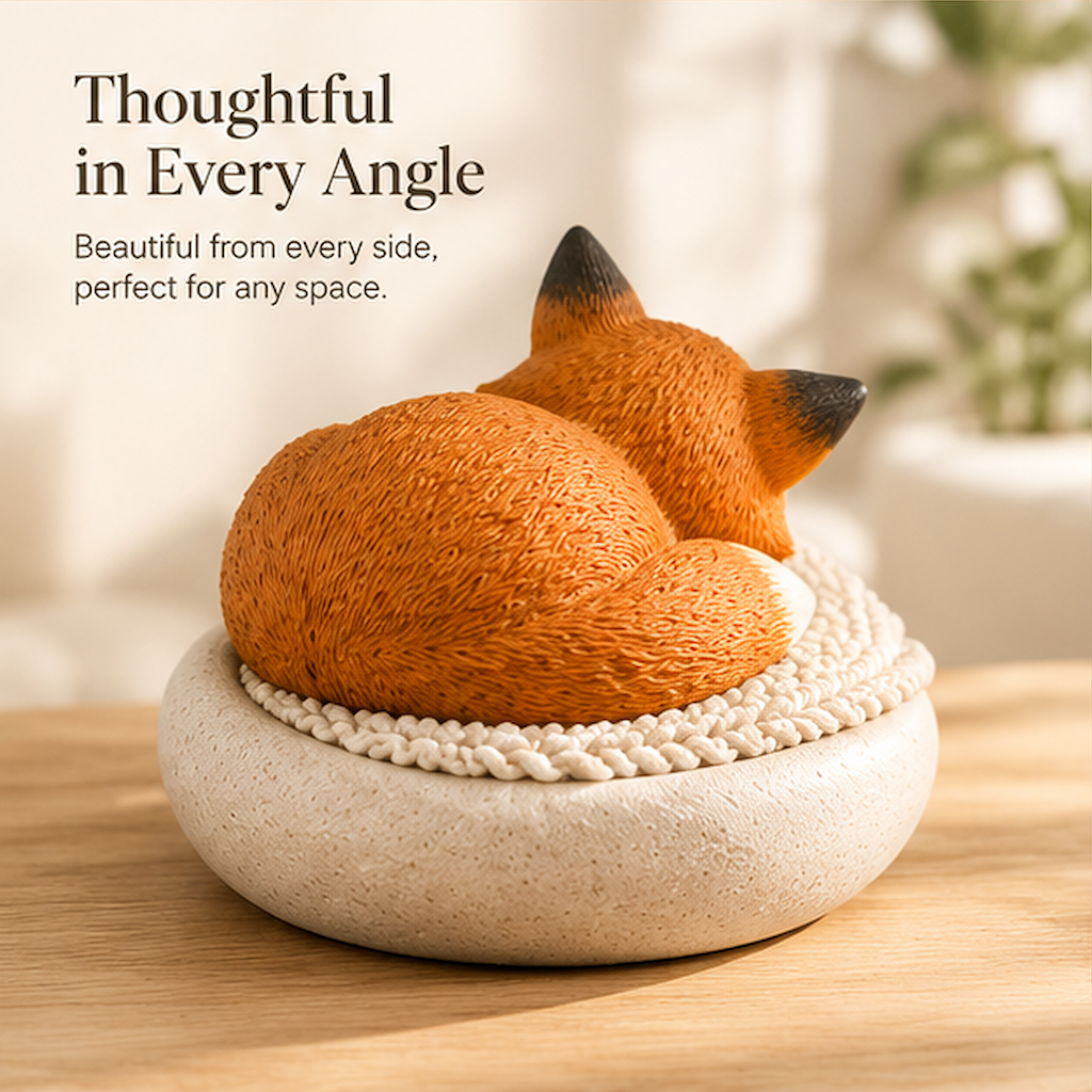 ORISVEULO® Sleeping Fox Home Decor Figurine
