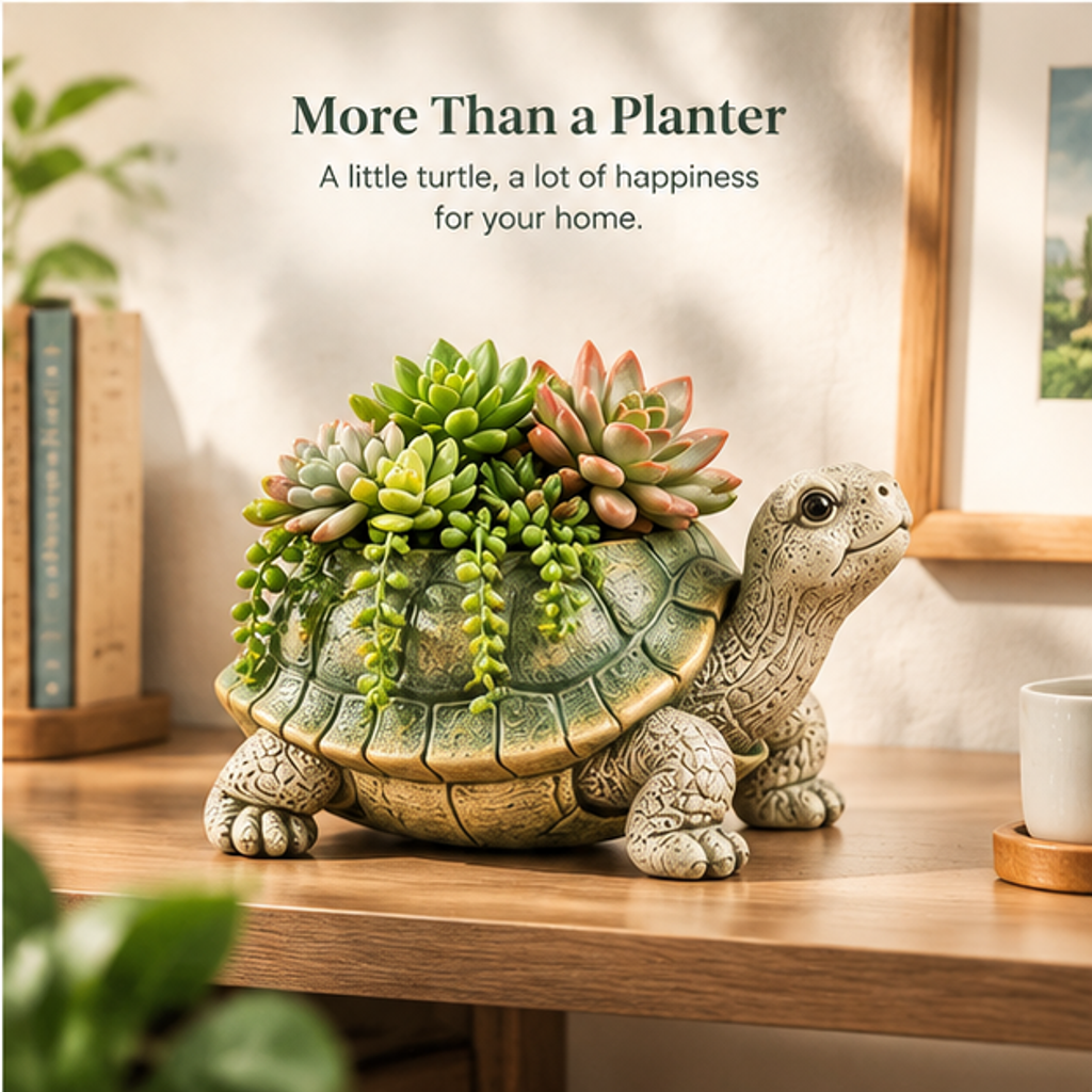 ORISVEULO® Turtle Succulent Planter