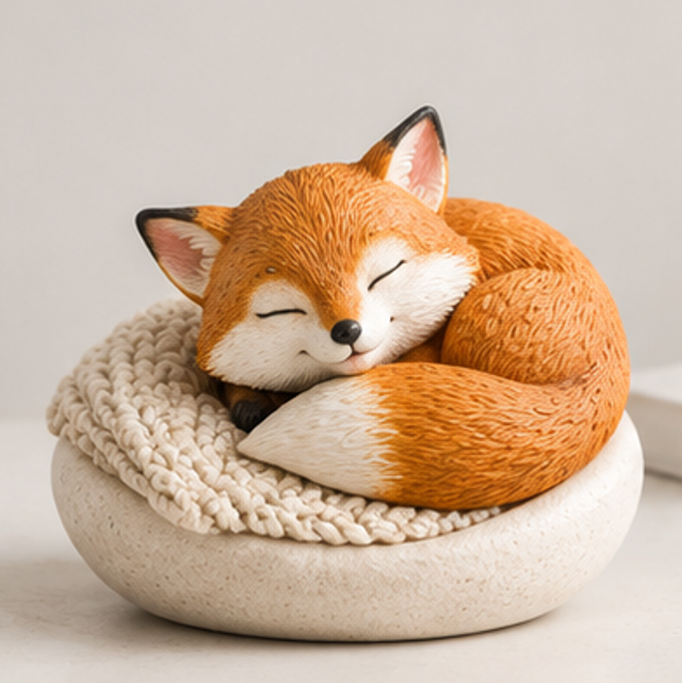 ORISVEULO® Sleeping Fox Home Decor Figurine