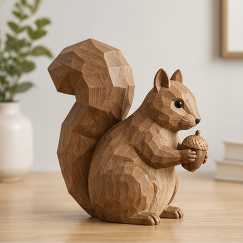 ORISVEULO® Squirrel Figurine with Acorn