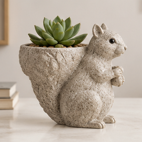 ORISVEULO® Squirrel Succulent Planter