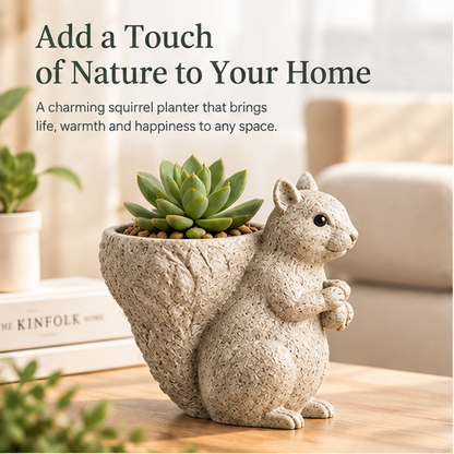 ORISVEULO® Squirrel Succulent Planter