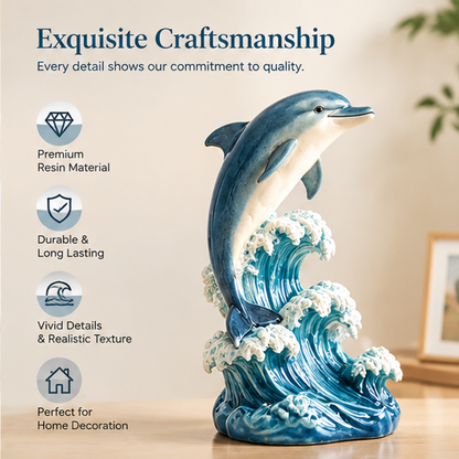 ORISVEULO® Dolphin Wave Figurine