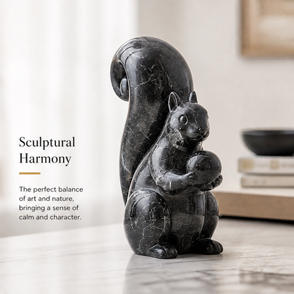 ORISVEULO® Black Squirrel Sculpture