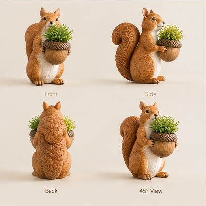 ORISVEULO® Squirrel Planter Figurine
