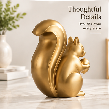 ORISVEULO® Gold Squirrel Figurine