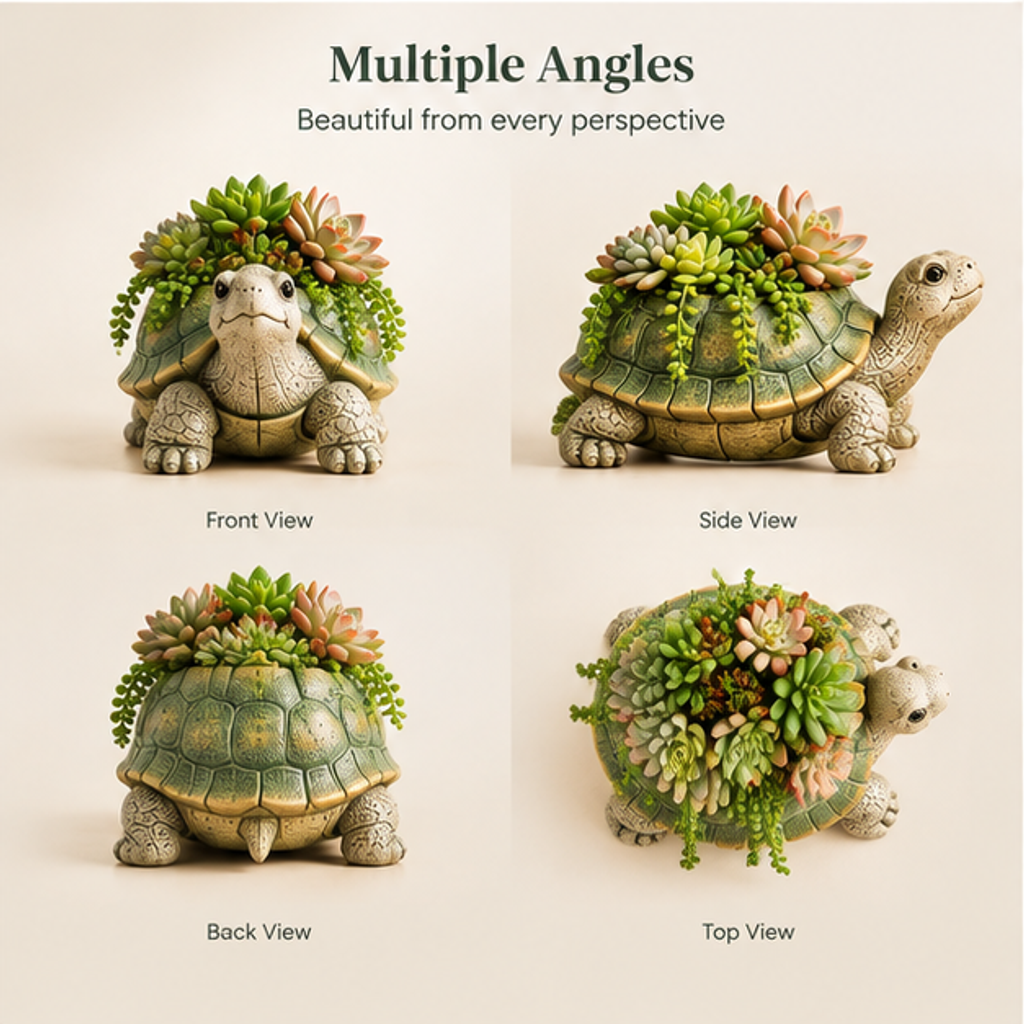 ORISVEULO® Turtle Succulent Planter