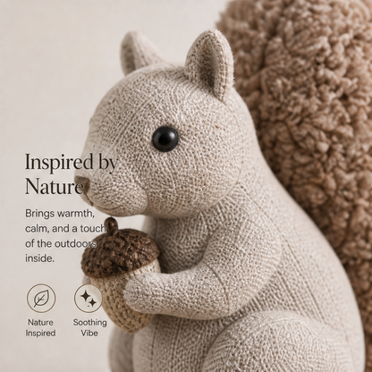 ORISVEULO® Squirrel Figurine Holding a Nut